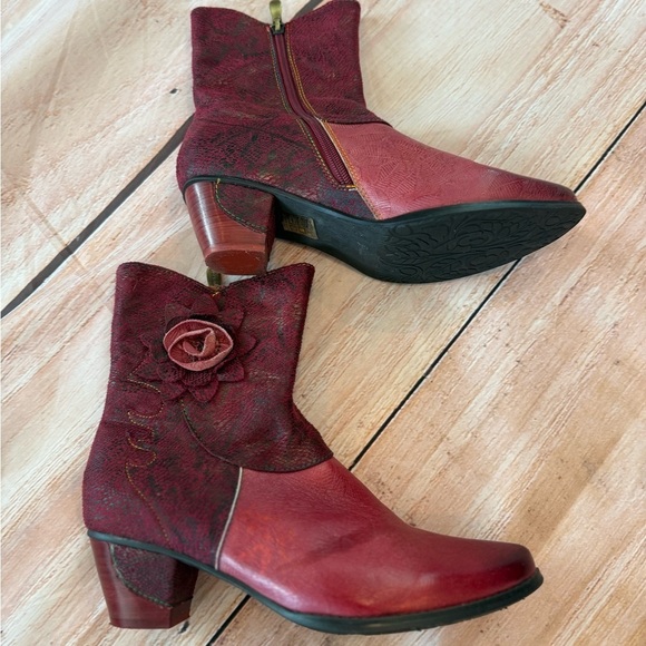 Woman’s Size 8.5 L’artiste Shania Leather Boot 39 Western cowboy cottagecore - Picture 4 of 7